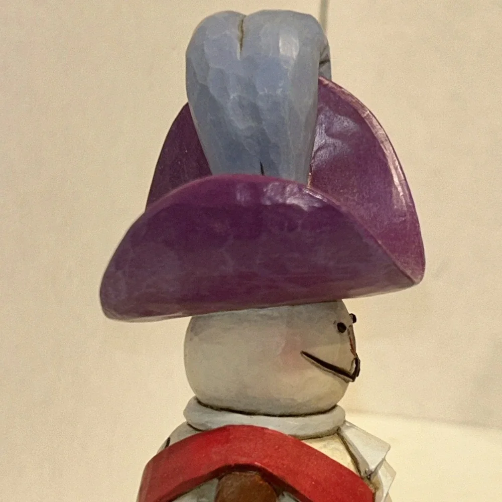 Jim Shore Disney Traditions Snowman - Peter‎ Pan Capt. Hook 4051971 DAMAGE